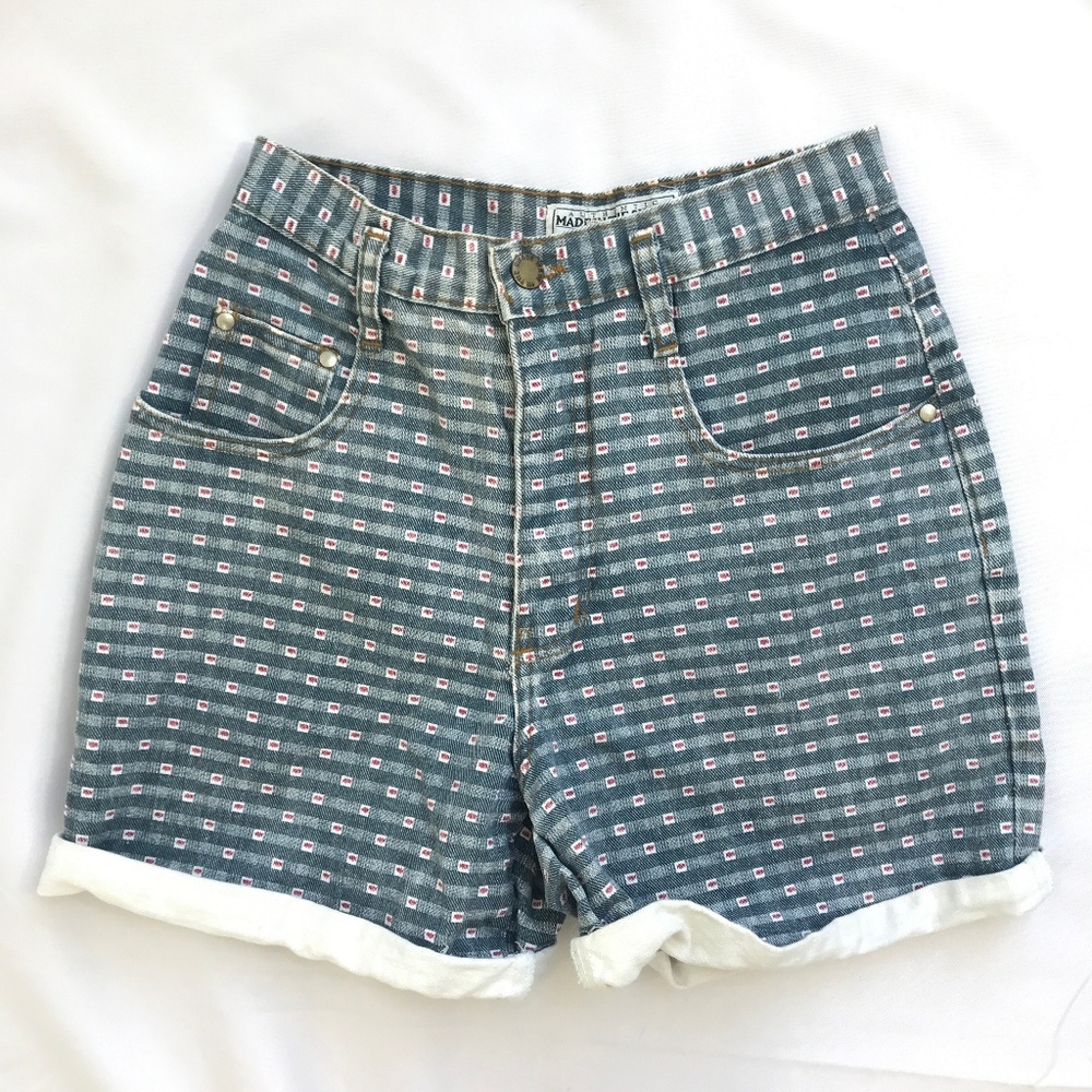 Vintage 90'S Made in the Shade Jean Shorts Hi Rise